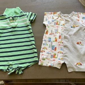 two baby rompers